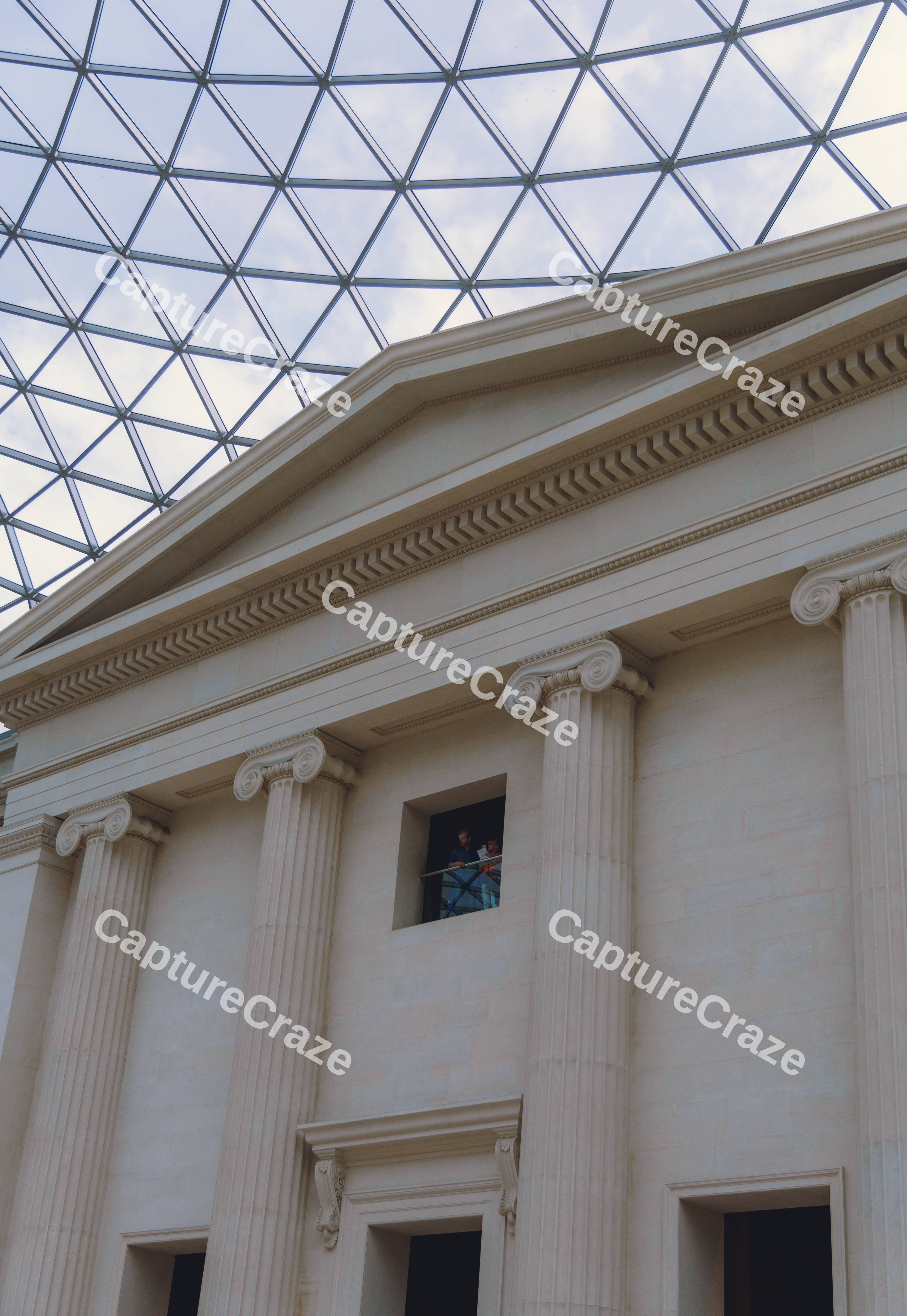 Roman Building Inside British Museum